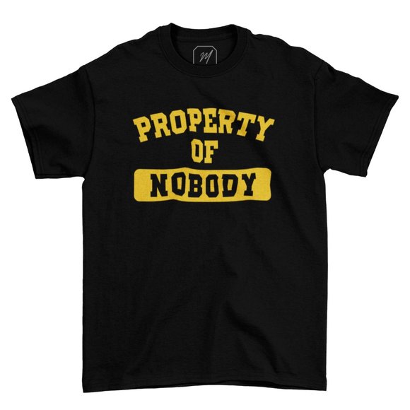 Property Of Nobody Teecart Unisex Tshirt - Picture 1 of 3